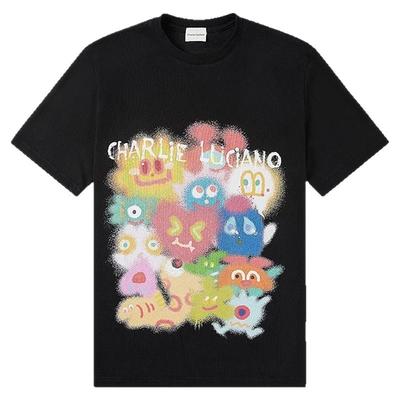 檀健次同款cl短袖t恤男女涂鸦潮