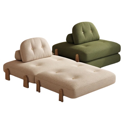 折叠床客厅单人沙发床两用榻榻米沙发可睡可躺折叠休闲椅懒人沙发