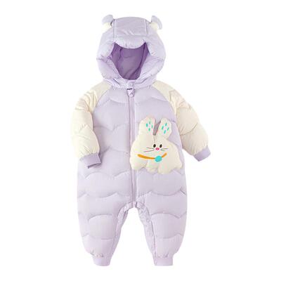 巴拉巴拉婴儿连体衣羽绒服宝宝