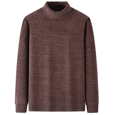 【雪尼尔面料】爸爸高领毛衣