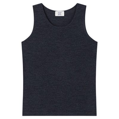 JCLP金纯良品匠心60支美丽诺羊毛针织圆领马甲背心打底女26春新款