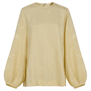 宫小妍【金池】桑蚕丝亚麻新中式风秋冬上衣5010559