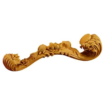 黄杨木中式客厅工艺品如意摆件