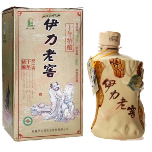 新疆伊犁特产伊力特酒46度伊力老窖十年精酿小树根250ML 包邮