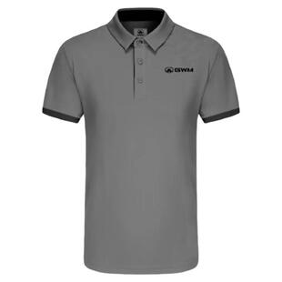 长城2026新款工作服POLO衫定制GWM长城汽车4s店销售短袖T恤深灰