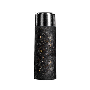 小黑杯纯钛焖茶杯保温杯办公泡茶水杯商务礼物钛杯带茶滤