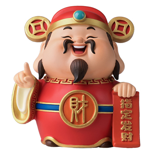 铜师傅《指定发》财神玄关桌面铜摆件 家居装饰工艺品