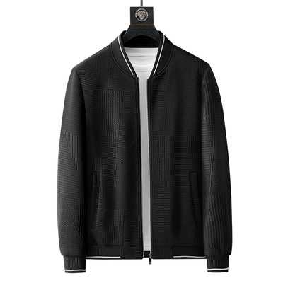 NASA男士外套棒球服针织提花茄克