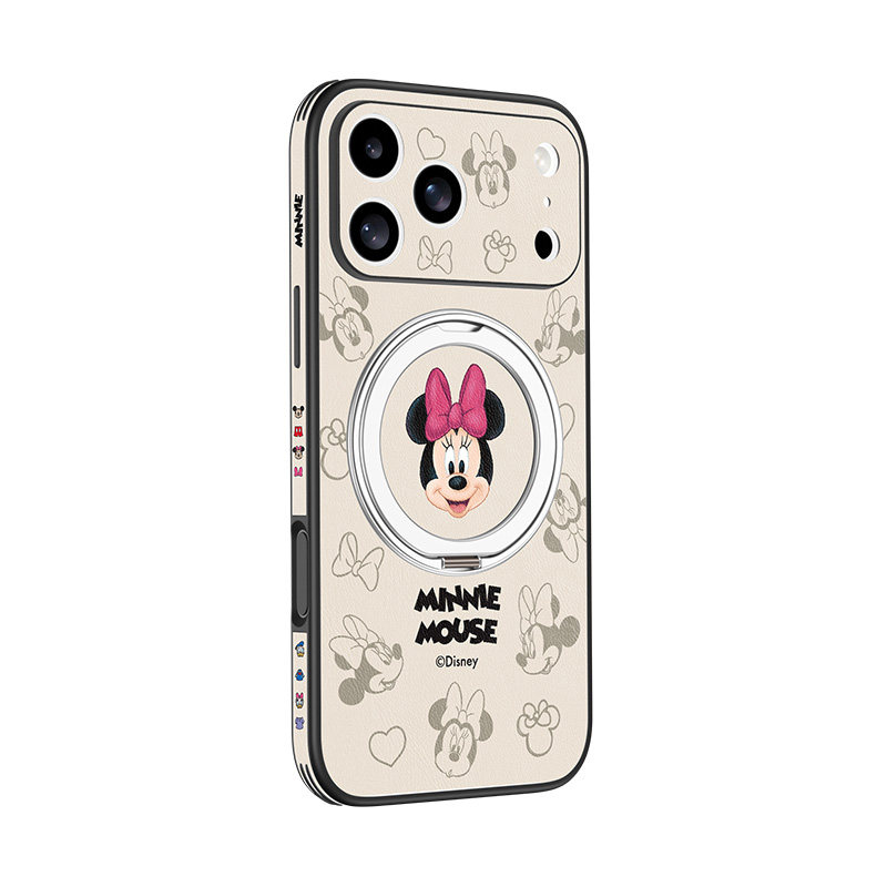 【迪士尼正版】适用苹果17promax手机壳iPhone17新款磁吸支架16promax镜头全包防摔保护套ip15米妮可