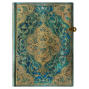 paperblanks佩兰克复古笔记本本子绿松石年代记高颜值日记本精美精致好看复古手帐手账本生日礼物文创文具