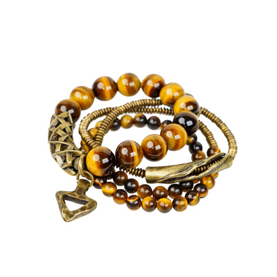 非鱼之家原创混搭设计两件套手链