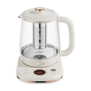 美的精粹养生壶有钛办公室小型玻璃家用多功能煮茶器烧水2026新款