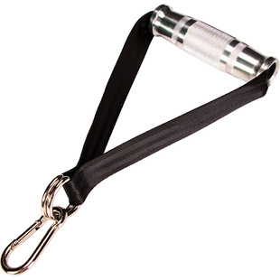 多功能健身手柄铝合金防滑把手综合器械龙门架拉手飞鸟配件带钢钩