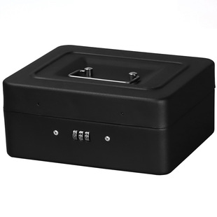 铁皮盒子带锁的收纳盒铁盒密码大号储物箱保险小箱子抽屉分隔家用