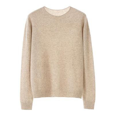 索玛休闲百搭纯色针织衫