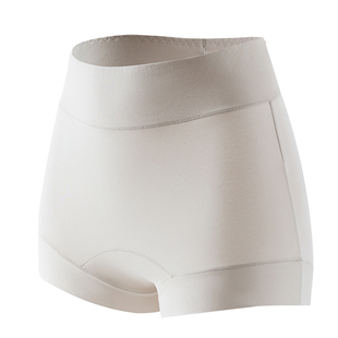 女士新款秋冬纯棉高腰平角内裤A类新疆棉过肚脐加长裆不卷边大码