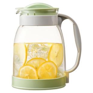 捷安玺冷水壶玻璃耐高温凉水壶家用水杯储水冷泡水果大容量泡茶壶