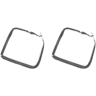 突然的喜欢王玉雯林欢儿同款菱形耳环银色夸张耳饰轻奢高级感百搭