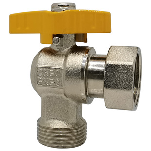 铜燃气壁挂炉内外丝活接角阀6分转4分热水器锅炉铝塑管球阀门开关