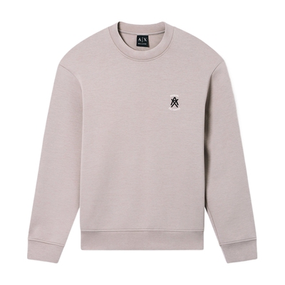 AX/阿玛尼男士圆领刺绣套头卫衣