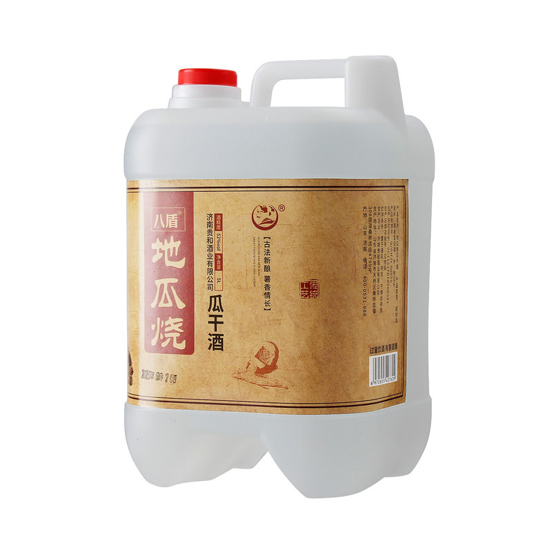 八盾地瓜烧瓜干酒5L桶装整箱