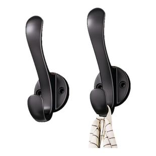 玄关门后挂衣架墙上壁挂卧室衣帽钩免打孔强力承重粘胶衣柜挂衣架