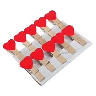 酒吧聚采 红色心形小夹子 鸡尾酒装饰物夹 红色鸡尾酒装饰夹子