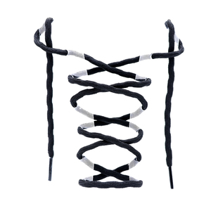 适用于回力骆驼户外登山圆形鞋带螺纹黑红白灰棕色防松滑劳保鞋绳