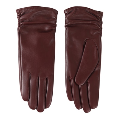 中长款保暖防风羊皮女款触碰手套