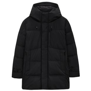 九牧王长款羽绒服2025冬季新款保暖修身商务高级男款外套鸭绒男士