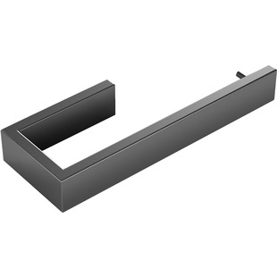 卫生间枪灰色毛巾架免打孔浴室不锈钢毛巾杆挂架厕所加厚手巾架