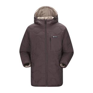 【石墨烯】骆驼男装冬季男款加厚棉袄外套中长款宽松连帽保暖棉服