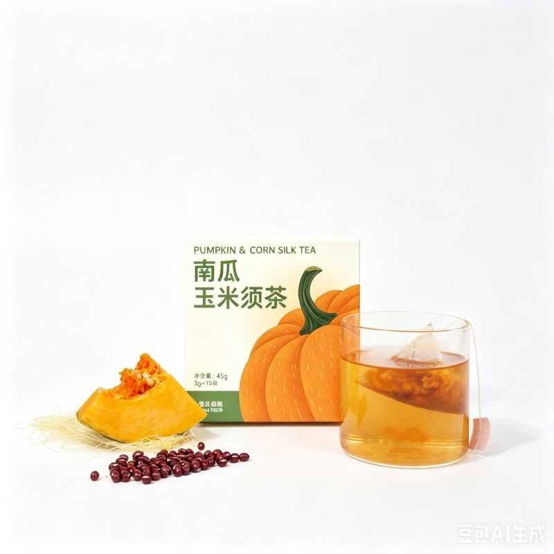 爱沃健康AvoPCOS南瓜茶红豆玉米须茶韩国同款养生茶包高钾控湿0糖 高南实拍商品图