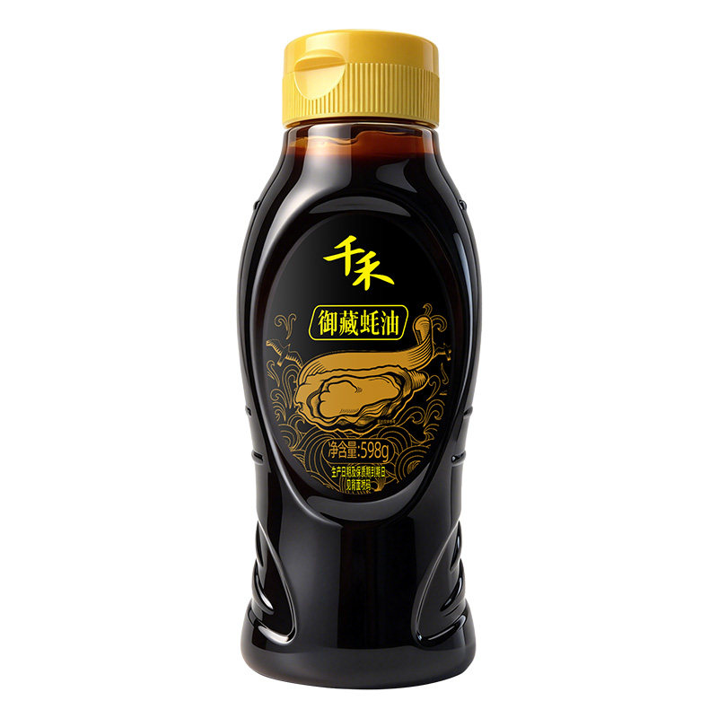 千禾御藏蚝油598g挤挤瓶家用装商用调料厨房炒菜凉拌蚝油