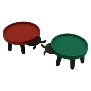 花叶®仿瓢虫花架矮花几花盆托盘田园风落地接水托架园艺增高架