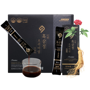 不老健高丽参韩国红参液纯正黑参浓缩液人参男女补气血饮品口服液