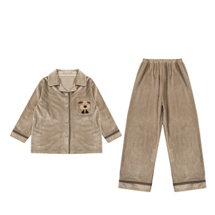 海岛绒睡衣女小个子145秋冬简约珊瑚绒xs小码家居服150矮小个子