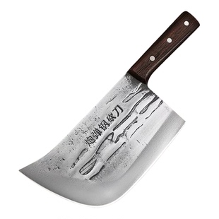 炮弹钢斩骨刀厨房家用砍骨刀古法锻造锋利持久切骨刀家用屠夫卖肉
