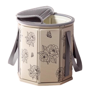 折叠泡脚桶过小腿泡脚袋家用养生足浴便携洗脚盆保温神器过膝深桶