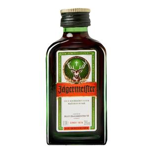 迷你野格德国直营正品鹿头威士忌行货洋酒小瓶装40ml圣鹿力利口酒