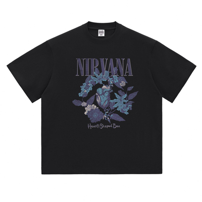 Nirvana摇滚涅槃乐队T恤潮牌短袖
