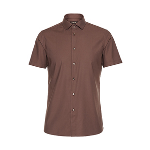 【柔感莫代尔】callisto卡利斯特夏季新款易打理休闲舒适短袖衬衫