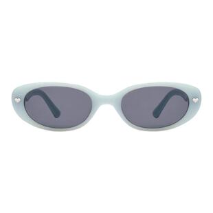 【王安宇同款】CARIN墨镜男女款爱心防晒太阳镜椭圆窄框LUVLINE