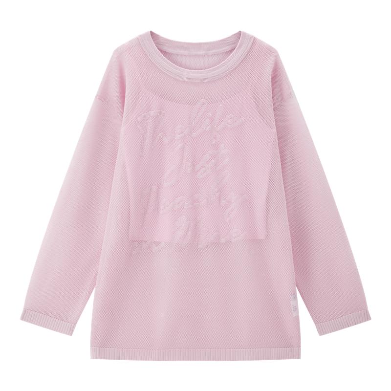 【商场同款】太平鸟女装2025年夏季新款宽松罩衫线套衫A3EEF2115