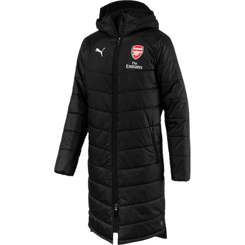 PUMA/彪马正品Arsenal FC BENCH Long Jac男子休闲运动棉服753239