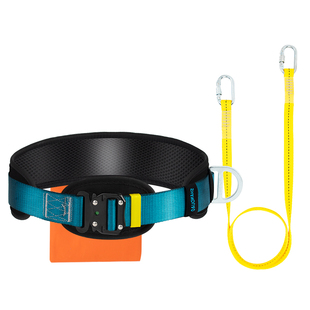 速插单腰式安全带高空作业保险带施工攀爬防坠落带挂钩安全绳套装