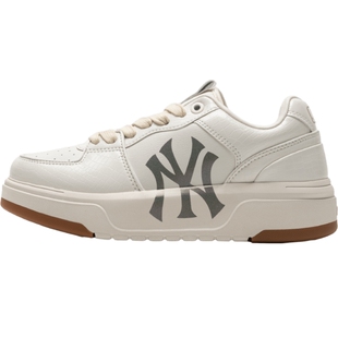 MLB官方 鞋子男鞋女鞋厚底板鞋NY洋基队低帮运动休闲鞋 3ASXCLX4N