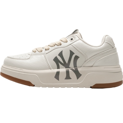 MLB官方 鞋子男鞋女鞋厚底板鞋NY洋基队低帮运动休闲鞋 3ASXCLX4N