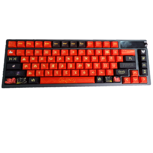 灵狐修道机械键盘键帽rog夜魔魔导士前行者X87迈从K99/Ace68/g87