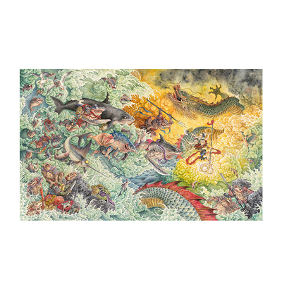 3djp成人高难度国潮4000片拼图